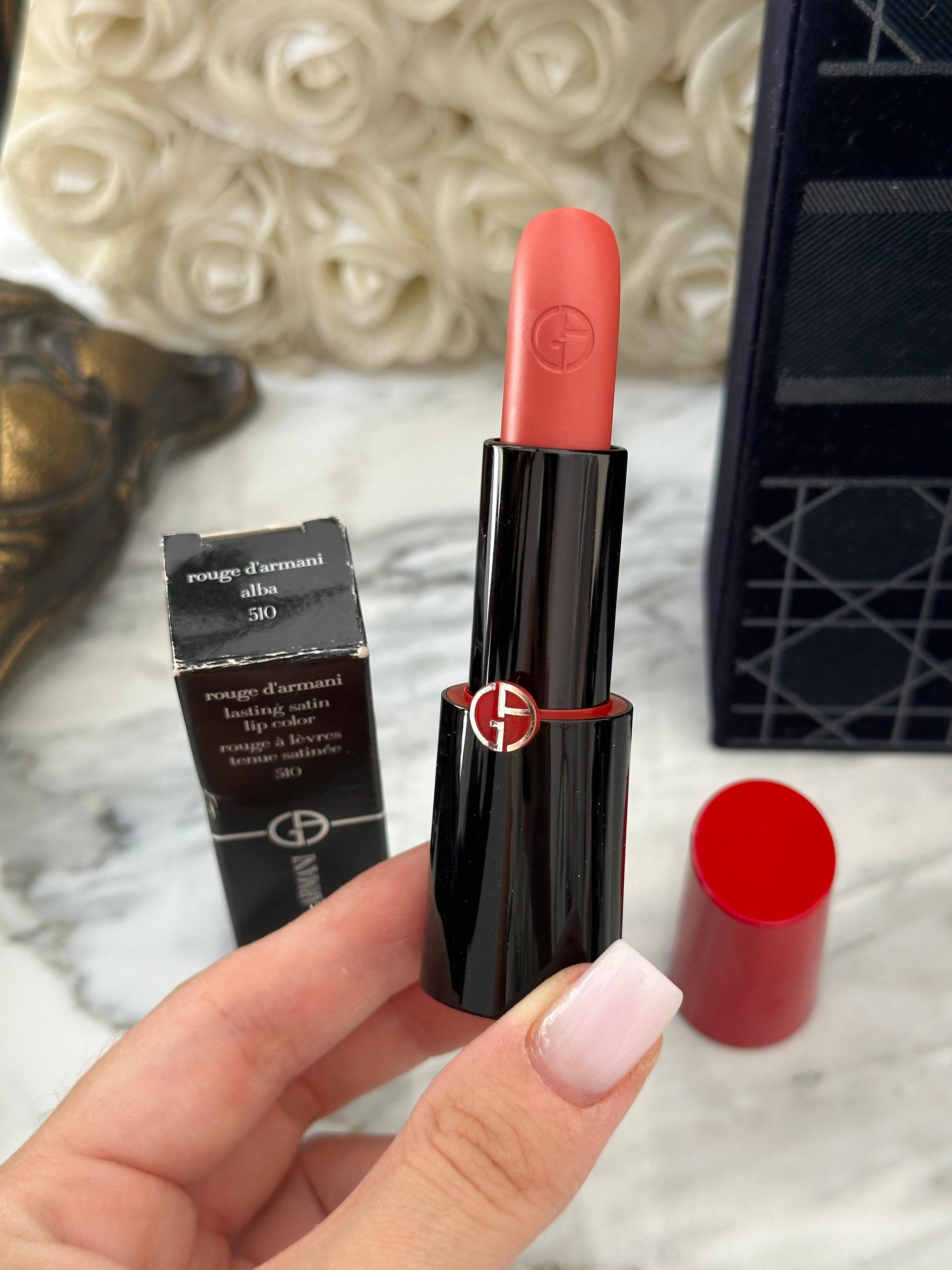 ARMANI Rouge D'Armani Matte/Sheer/Satin Lipstick (510) – Paris