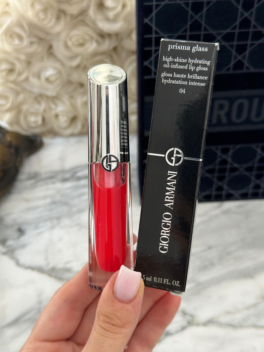 ARMANI Prisma Glass Lip Gloss High-Shine Hydrating (04)