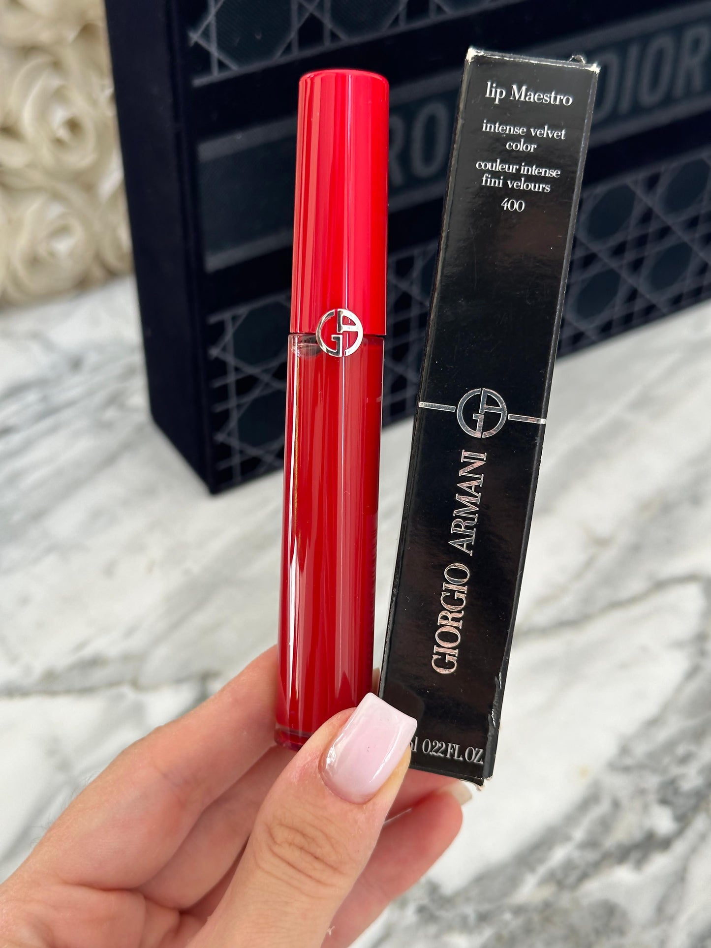 ARMANI Lip Maestro Velvet Liquid Lipstick (400)