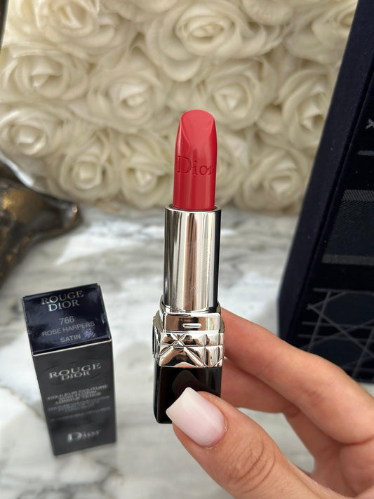 DIOR Rouge (766)
Couture Color Lipstick - Velvet and Satin Finishes - Hydrating Floral Lip Care - Long Wear