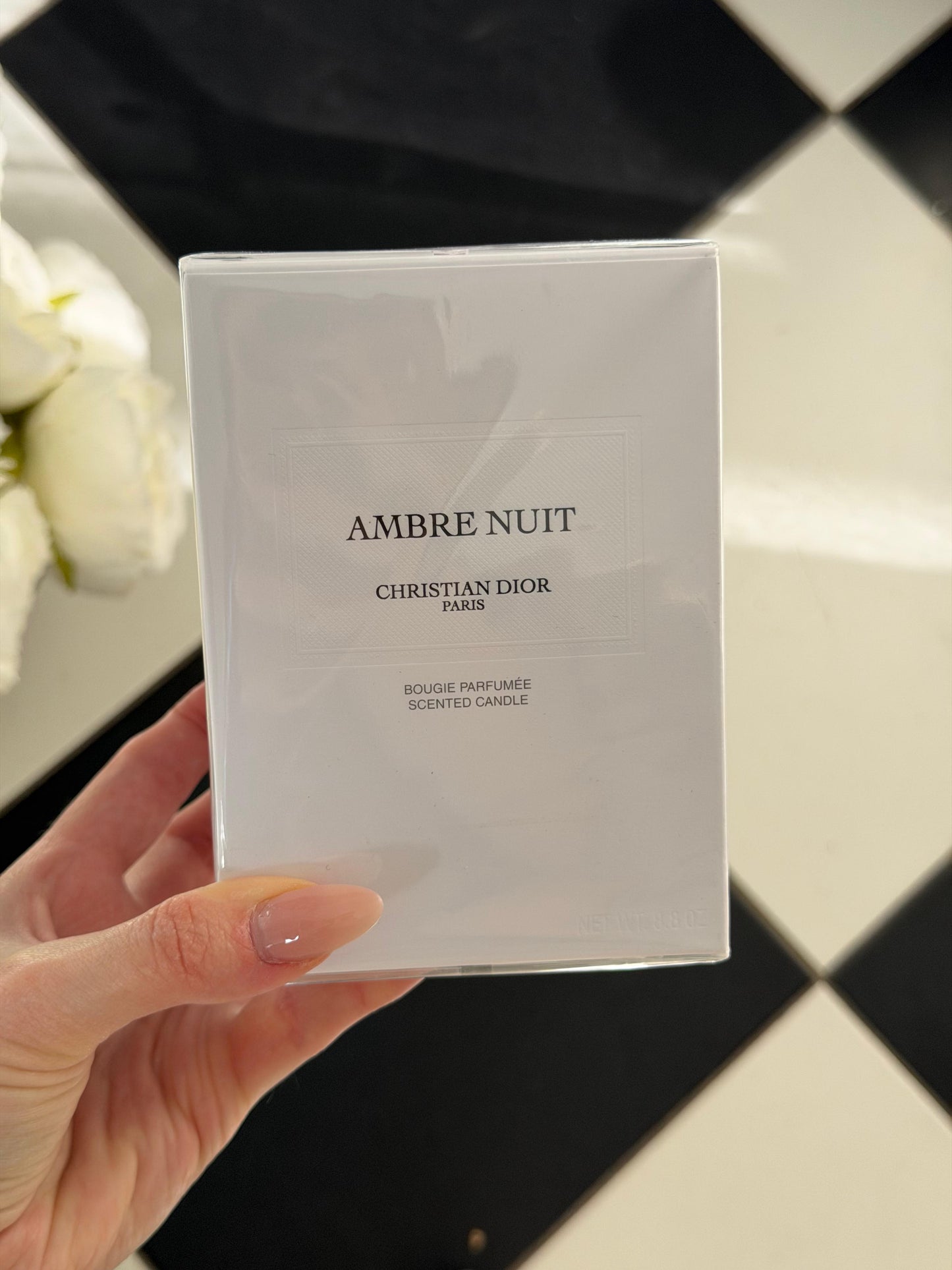 DIOR Ambre Nuit Scented Candle - Amber and Sensual Notes