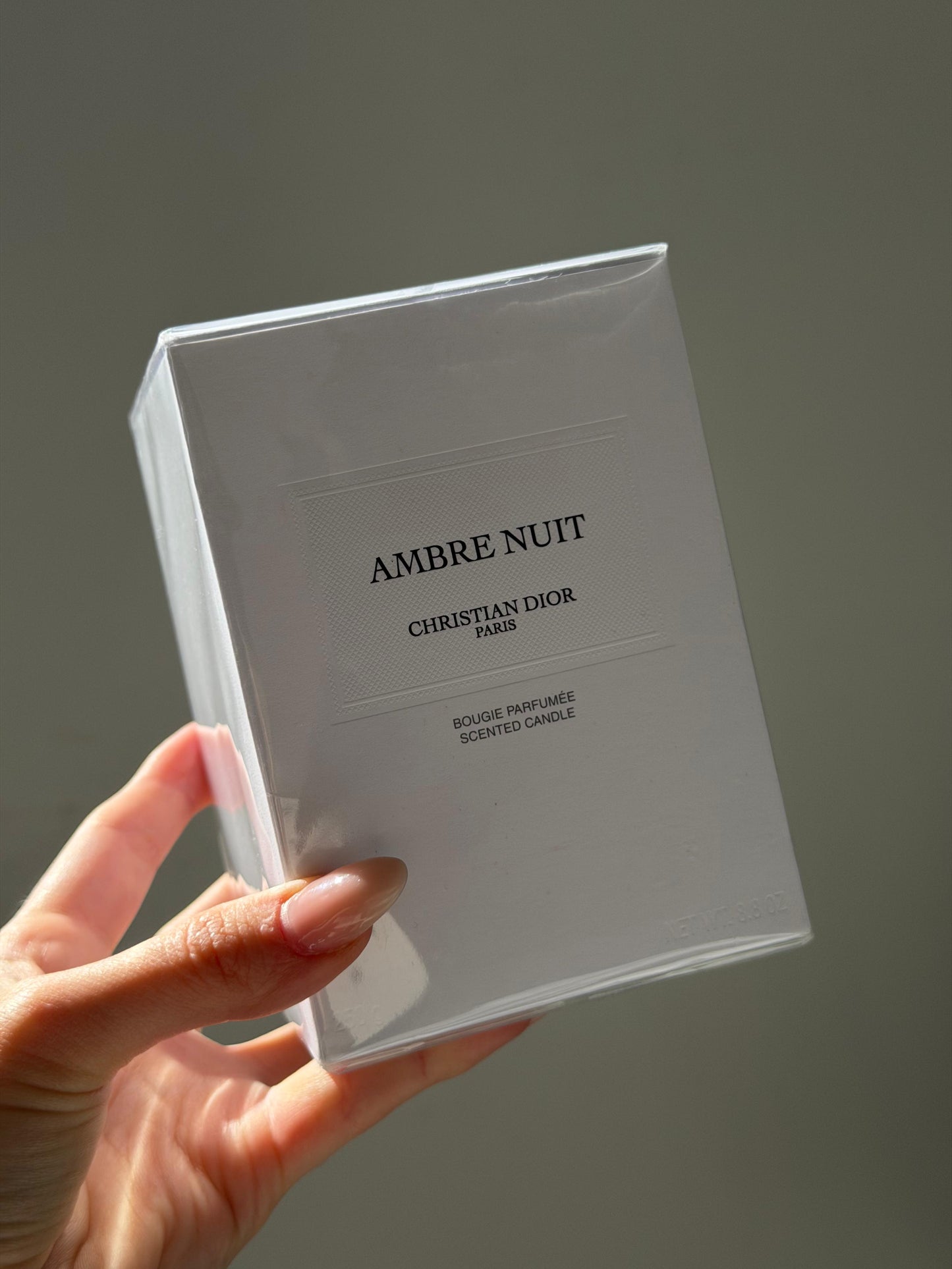 DIOR Ambre Nuit Scented Candle - Amber and Sensual Notes