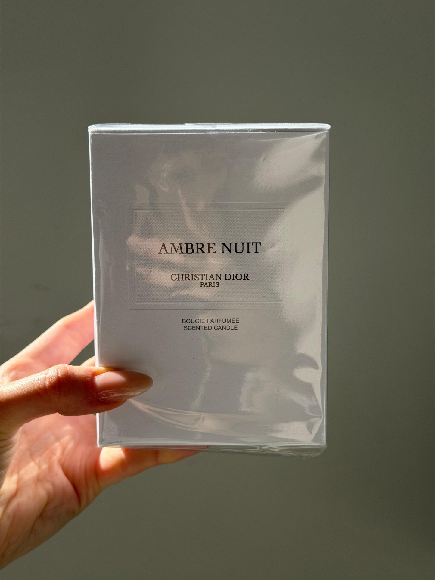 DIOR Ambre Nuit Scented Candle - Amber and Sensual Notes