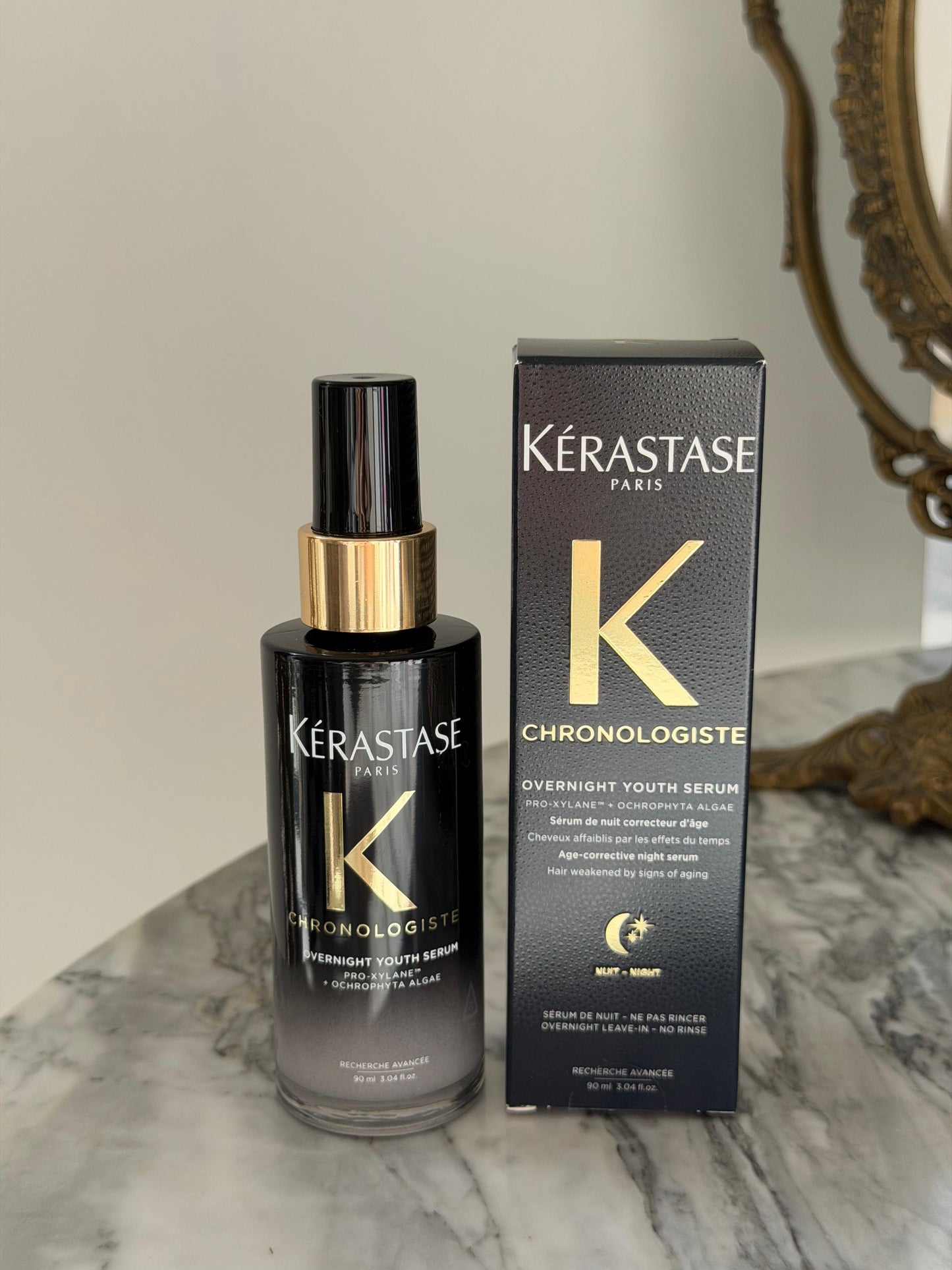 KERASTASE Chronologiste Overnight Youth Serum
Luxurious Overnight Age-Corrective Leave-In Hair Serum