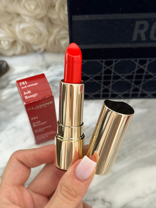 CLARINS Joli Rouge - Moisturizing Long Wearing Lipstick (741)