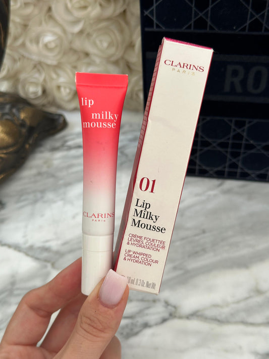 CLARINS Lip Milky Mousse - Cream, Color & Hydration