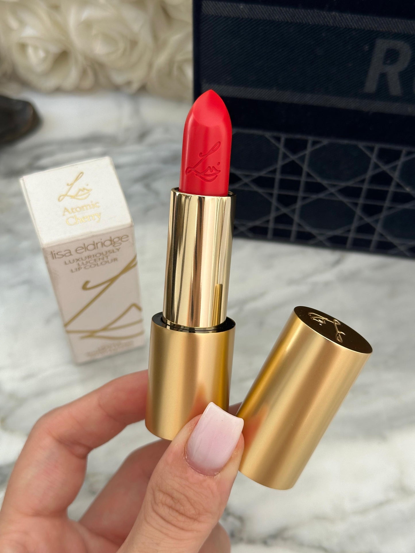 LISA ELDRIDGE Luxuriously Lucent Lip Colour - Atomic Cherry