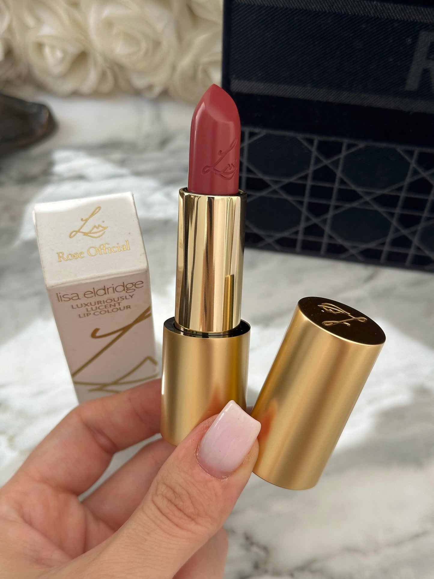 LISA ELDRIDGE Luxuriously Lucent Lip Colour - Rose Official