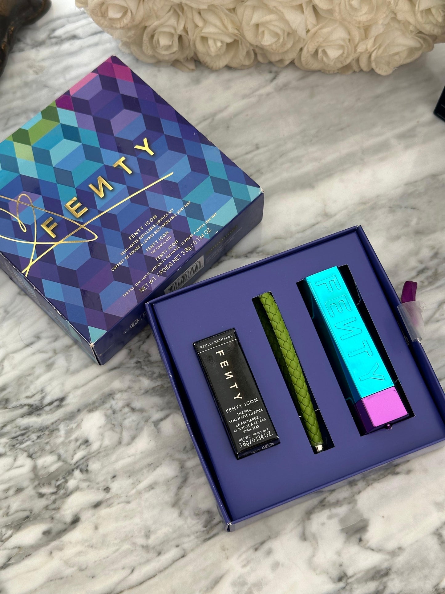 FENTY BEAUTY Icon Semi-Matte Refillable Lipstick Set