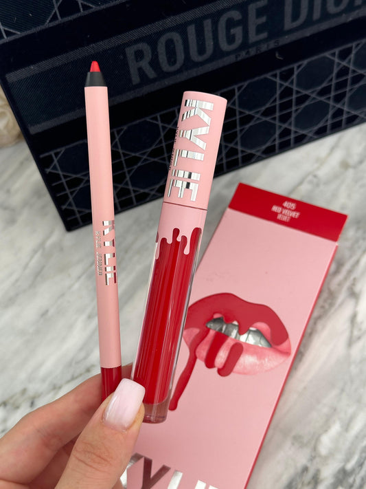 KYLIE JENNER Matte Lip Kit - Lip Liner & Liquid Lipstick (405)