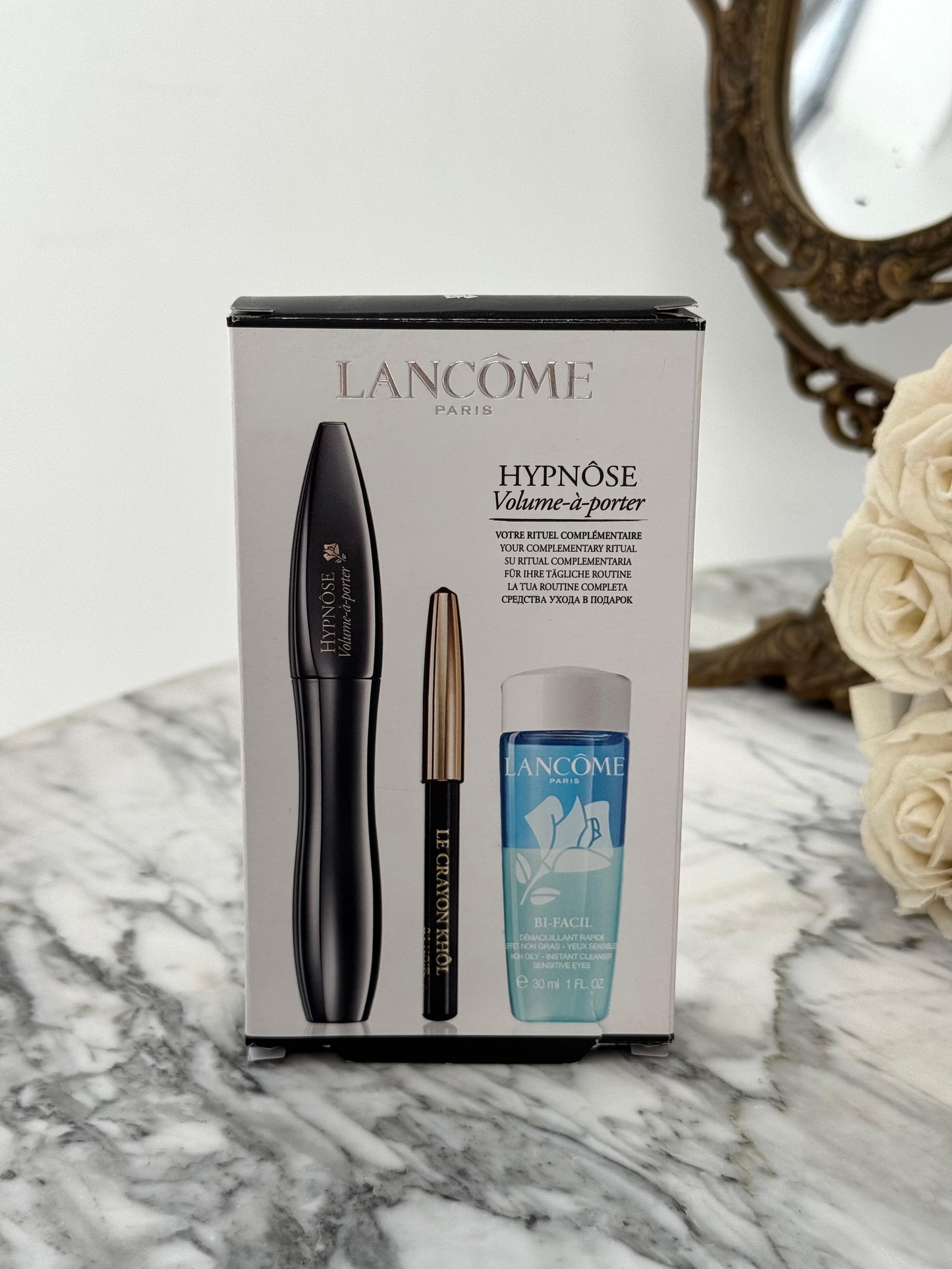 LANCÔME Hypnôse Volume-à-Porter Set (mascara/6,5ml + pencil/0,7g + demaq/30ml)