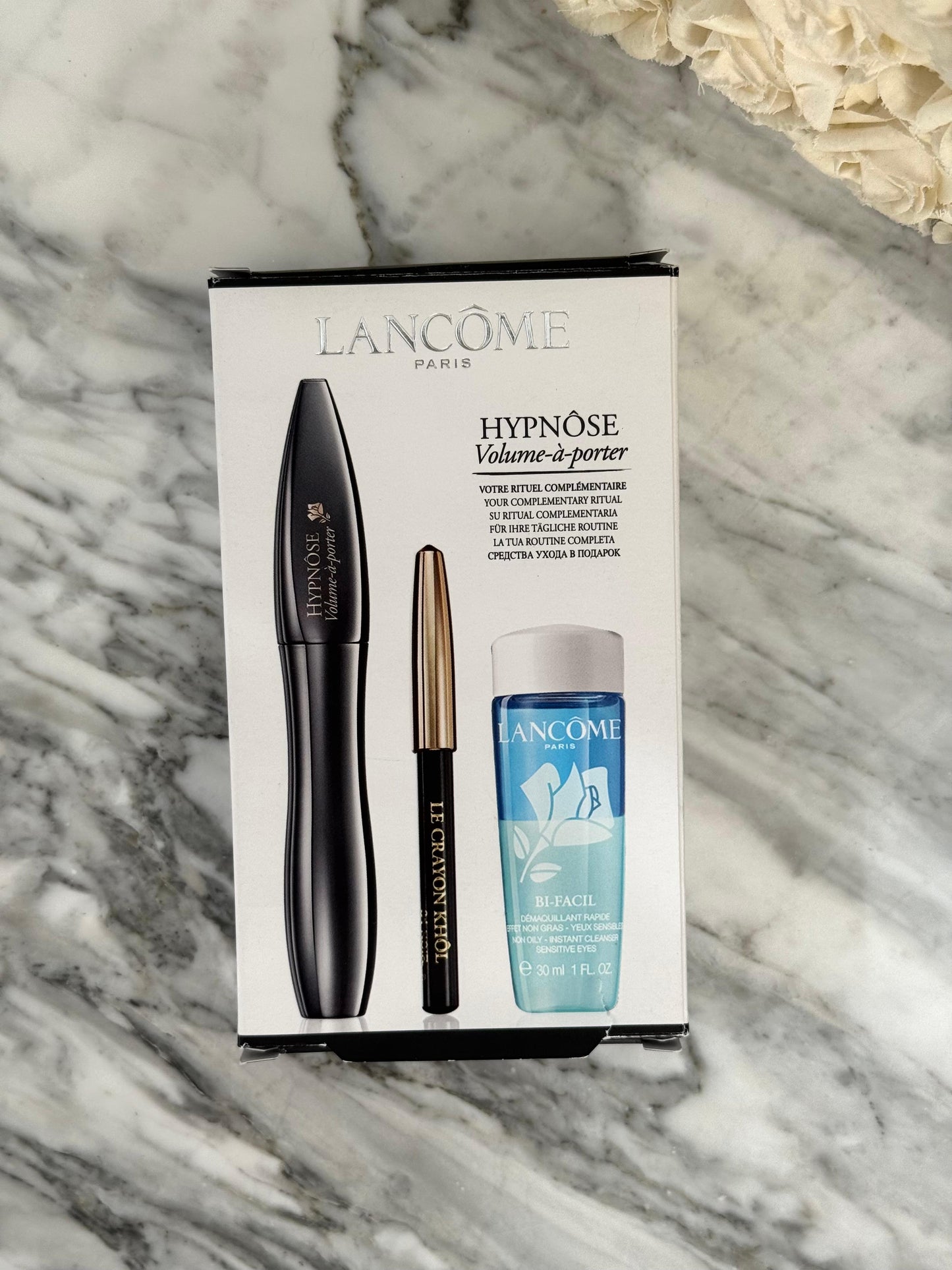 LANCÔME Hypnôse Volume-à-Porter Set (mascara/6,5ml + pencil/0,7g + demaq/30ml)