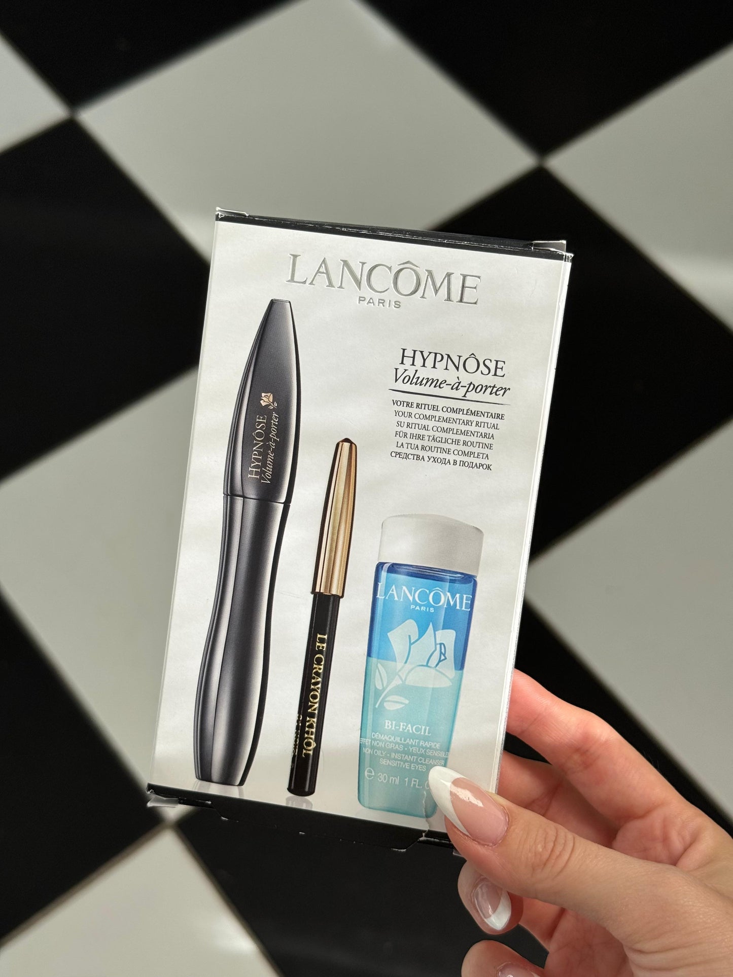 LANCÔME Hypnôse Volume-à-Porter Set (mascara/6,5ml + pencil/0,7g + demaq/30ml)