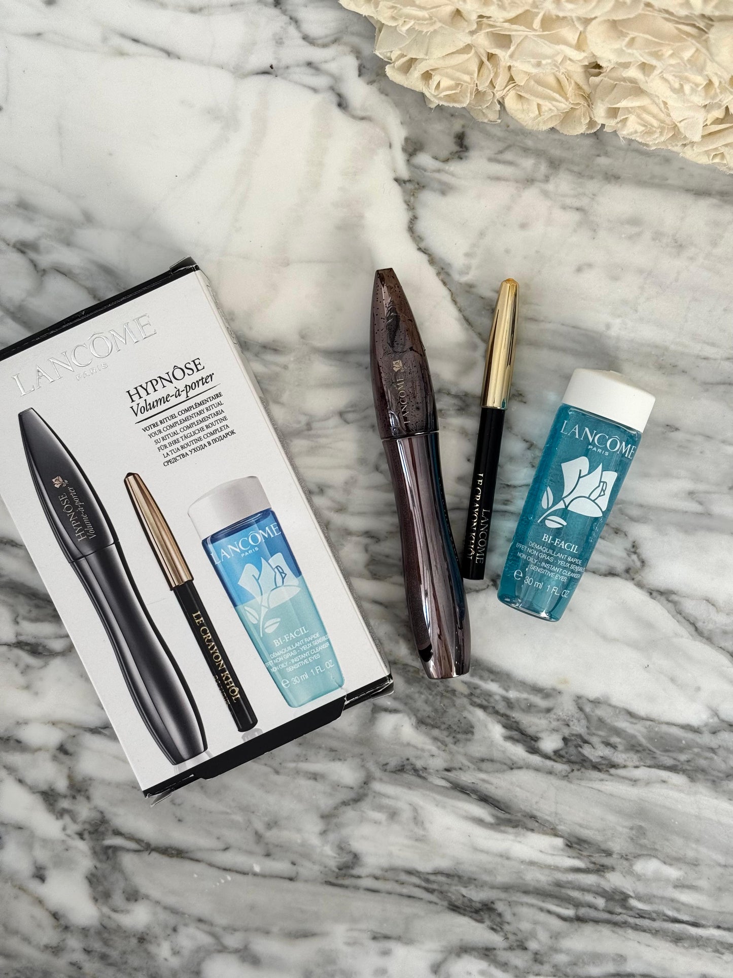 LANCÔME Hypnôse Volume-à-Porter Set (mascara/6,5ml + pencil/0,7g + demaq/30ml)