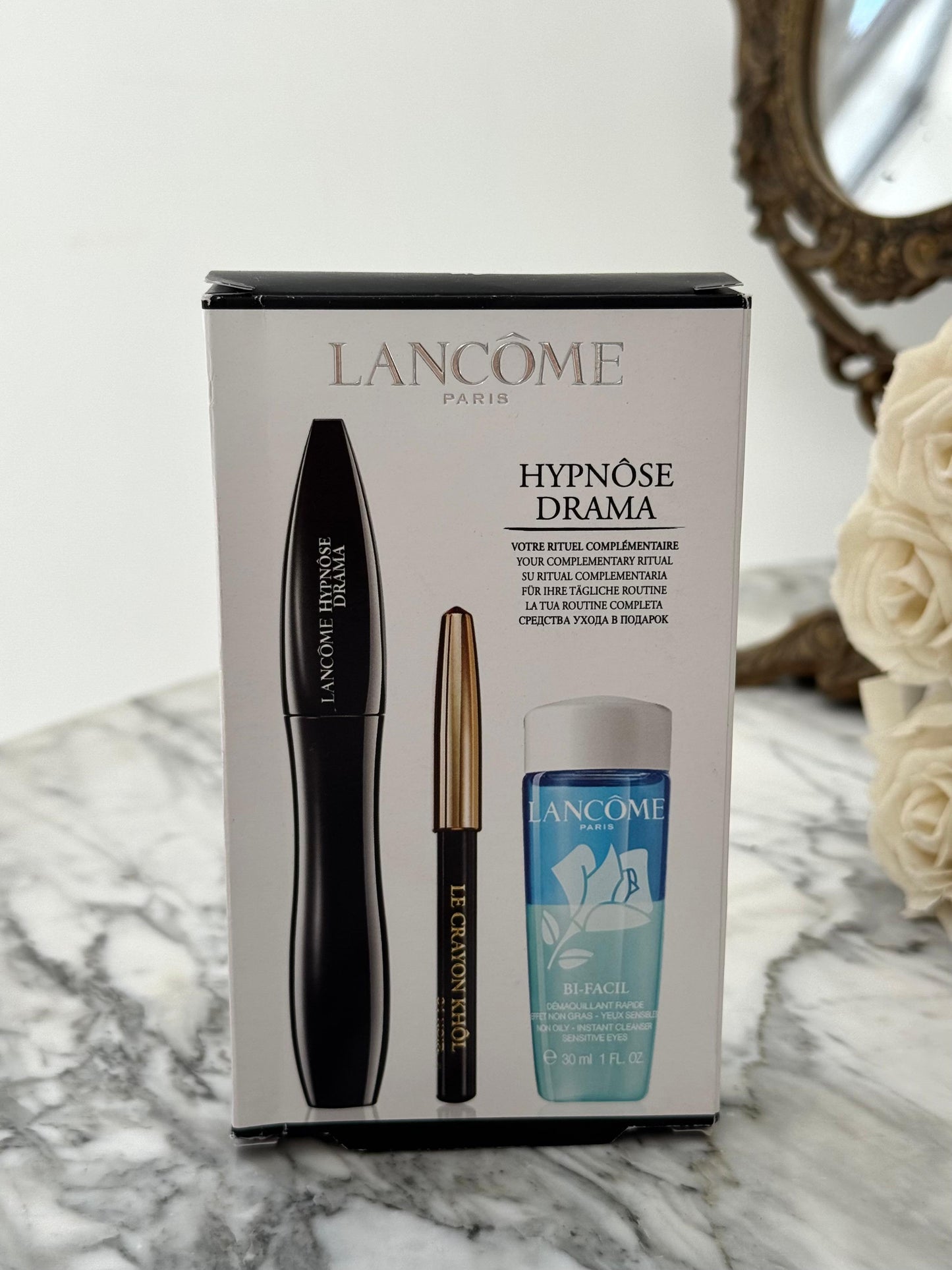 LANCÔME Hypnôse Volume-à-Porter Set (mascara/6,5ml + pencil/0,7g + demaq/30ml)
