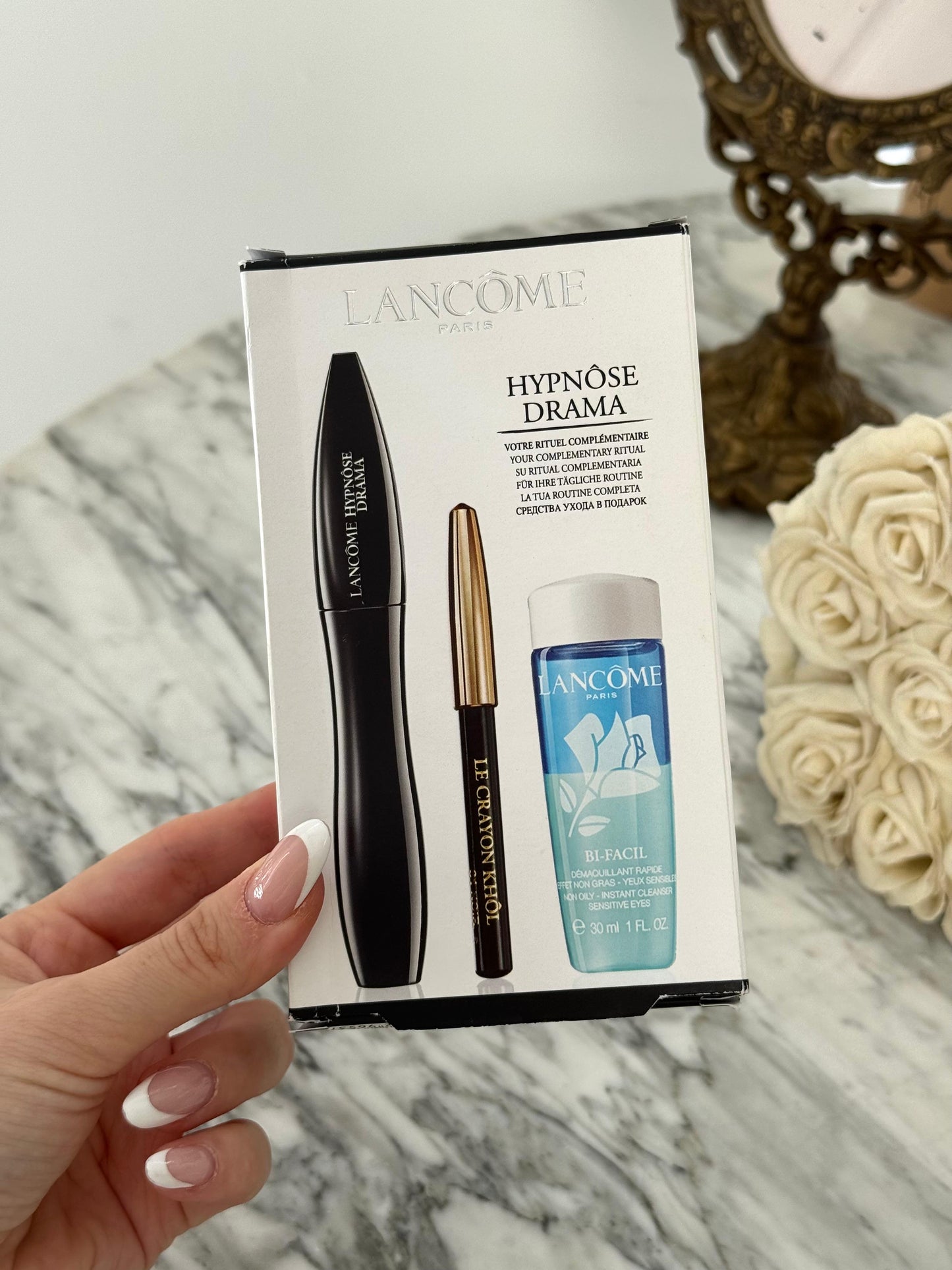 LANCÔME Hypnôse Volume-à-Porter Set (mascara/6,5ml + pencil/0,7g + demaq/30ml)