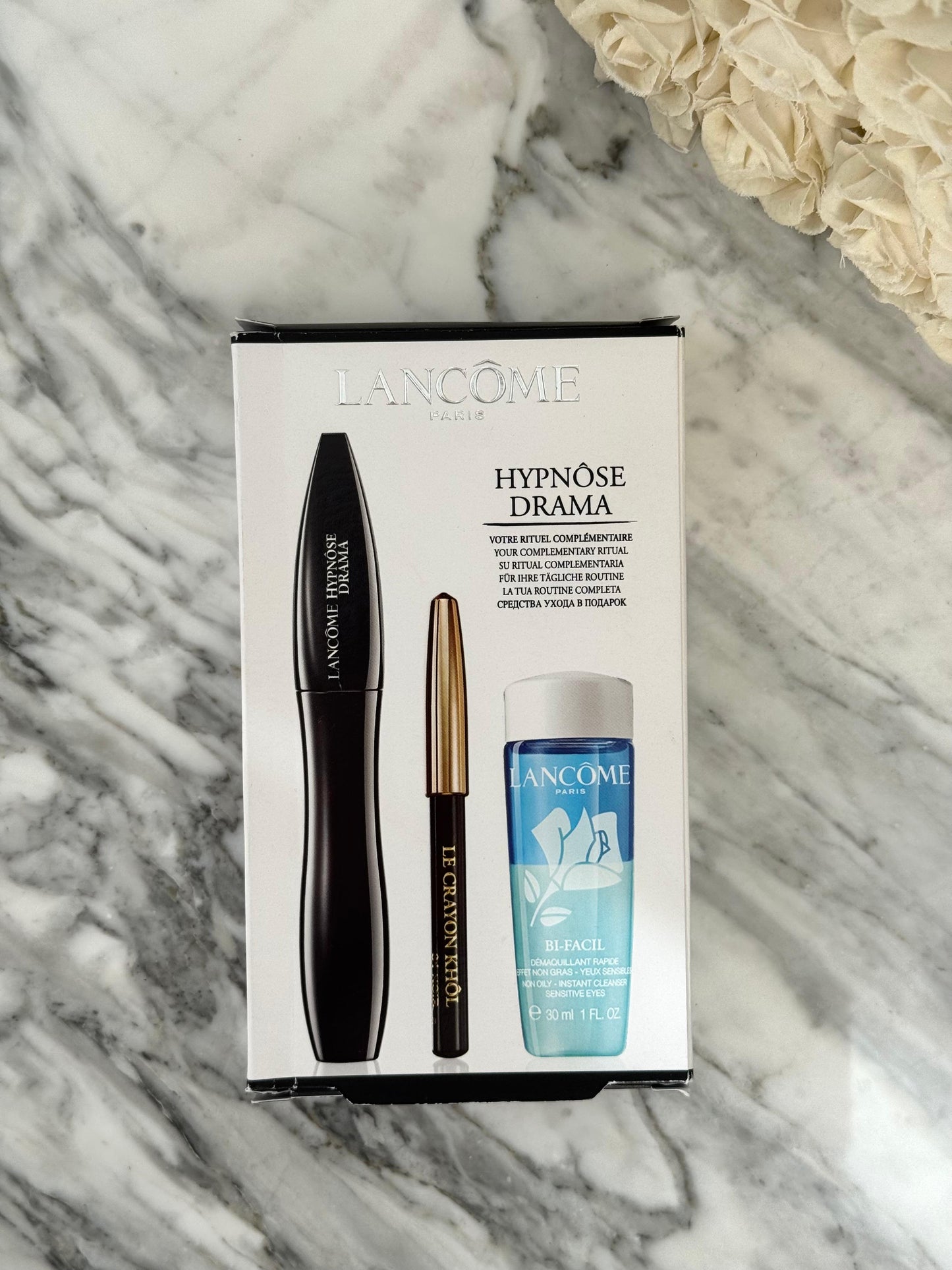 LANCÔME Hypnôse Volume-à-Porter Set (mascara/6,5ml + pencil/0,7g + demaq/30ml)