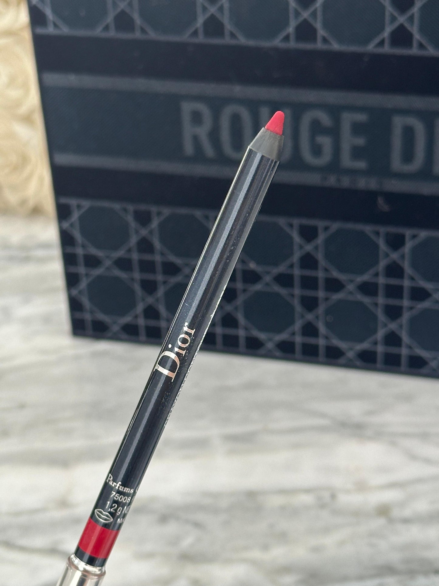 DIOR Contour Lip Liner Pencil With Brush & Sharpener