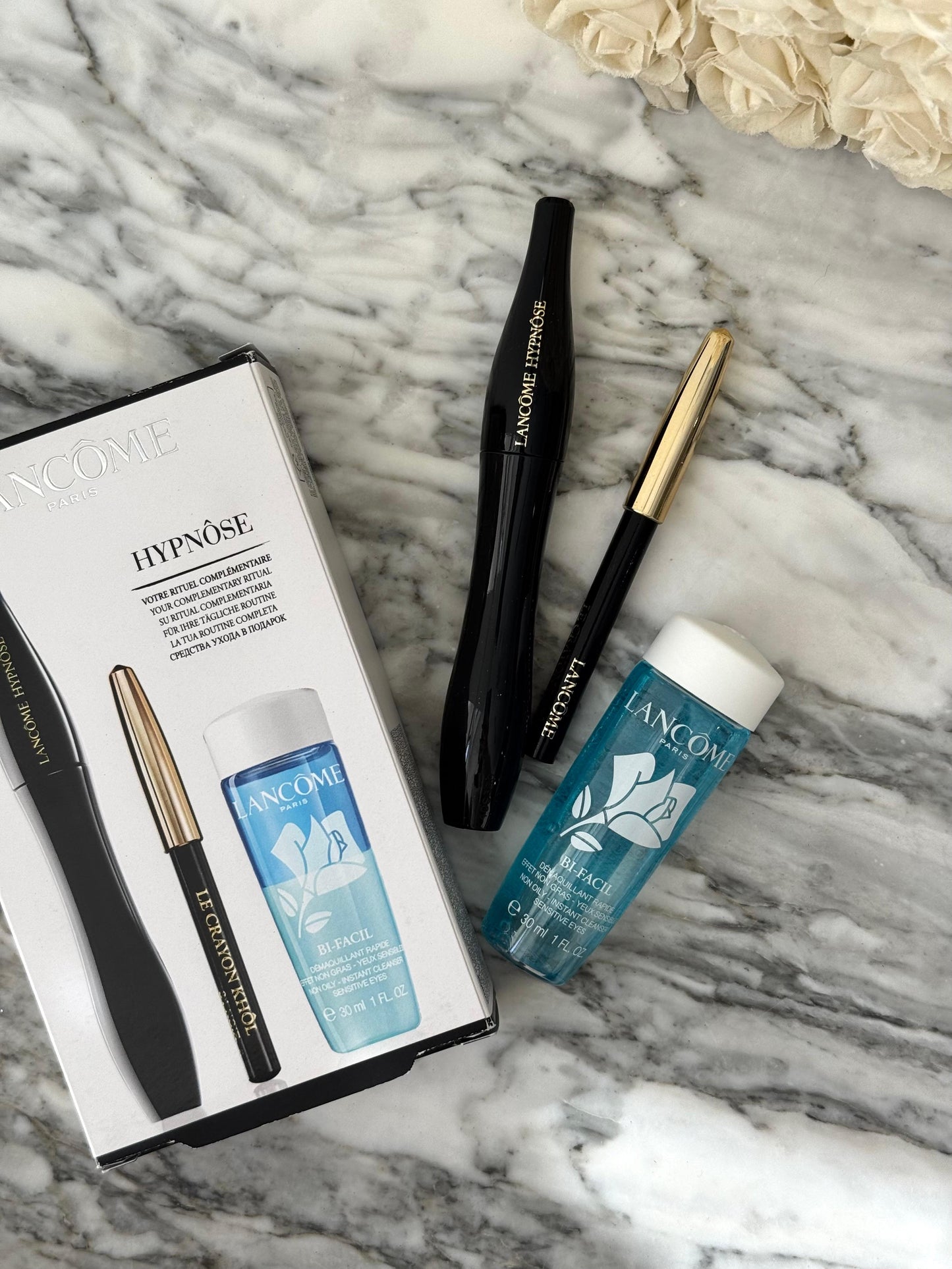 LANCÔME Hypnose Set (Mascara + Make-up Remover 30ml + Eye Khôl)