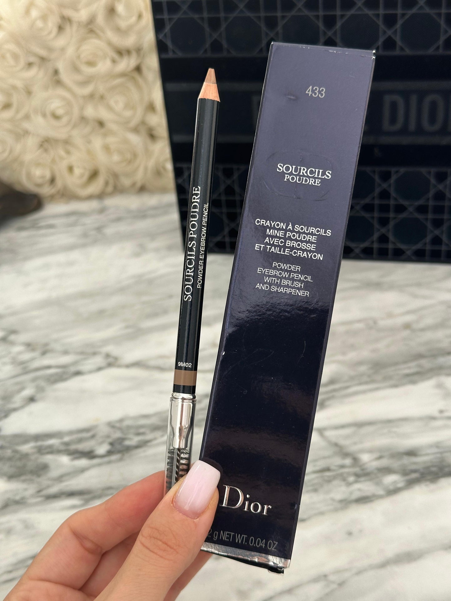 DIOR Crayon Sourcils Poudre Eye Brow Pencil With Brush And Sharpener