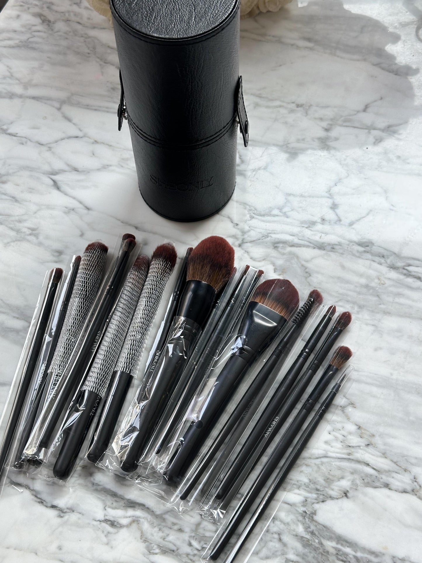 SHEONLY Makeup Brush Set Aurora 18 Pcs Professional Makeup Brush Set for Foundation, Powder, Concealers, Eye Shadows, Blush