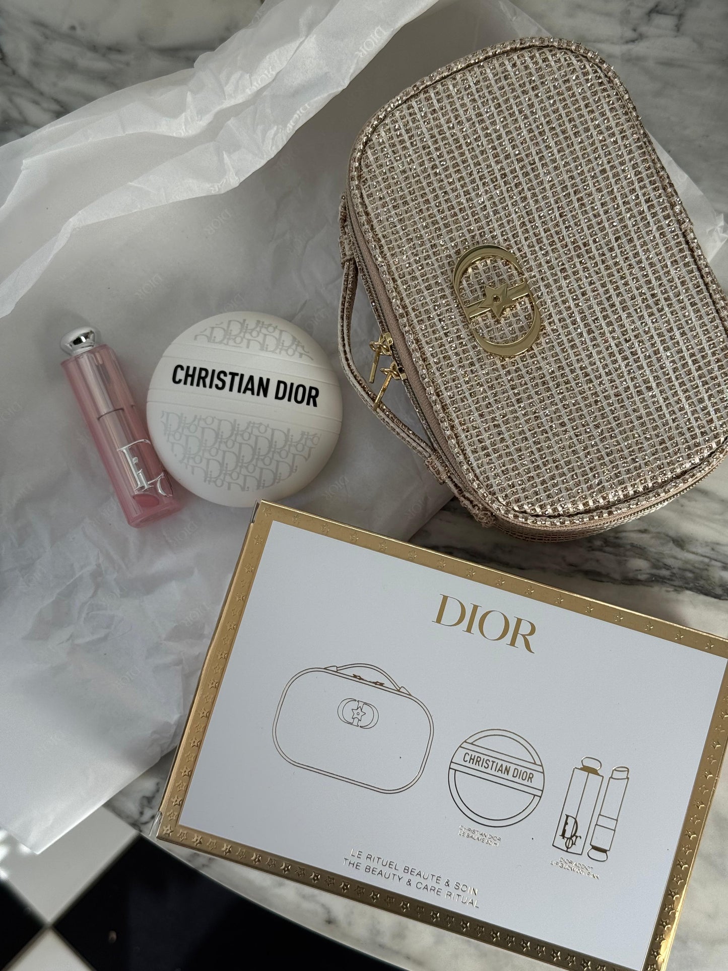 DIOR The Beauty & Care Ritual - Hand Balm And Lip Glow Gift Set