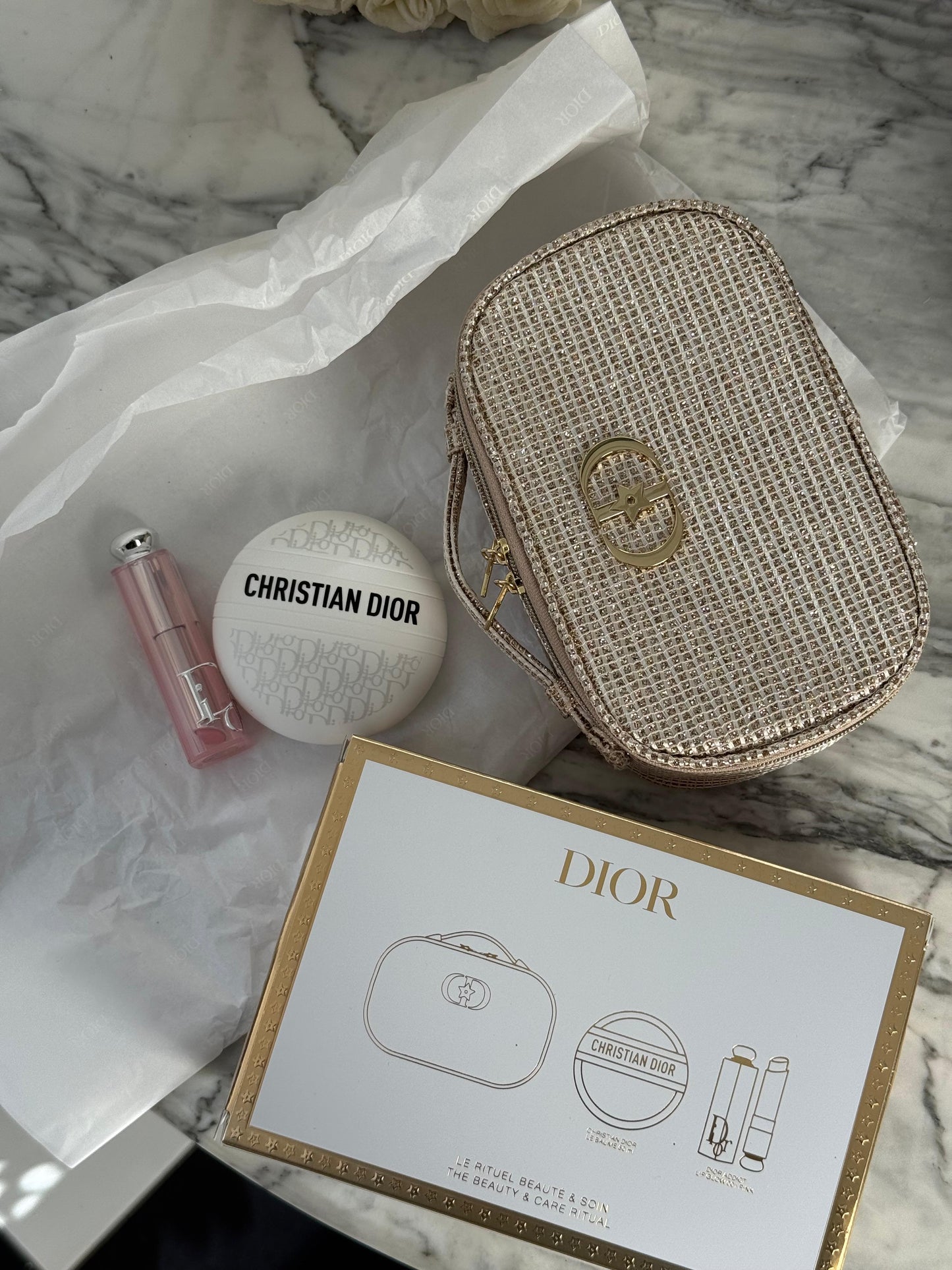 DIOR The Beauty & Care Ritual - Hand Balm And Lip Glow Gift Set