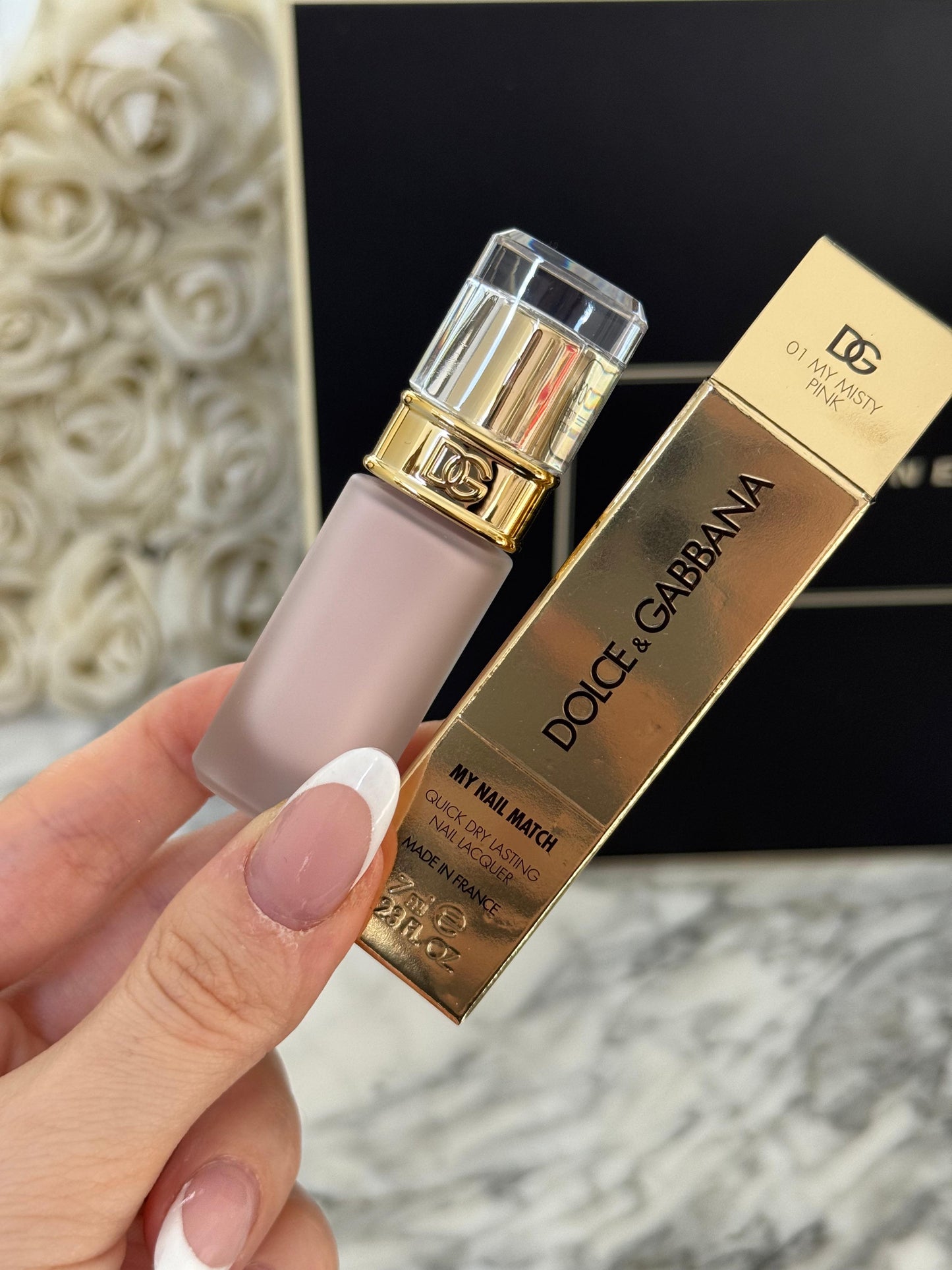 DOLCE&GABBANA My Nail Match
Quick Dry Lasting Nail Lacquer (01)