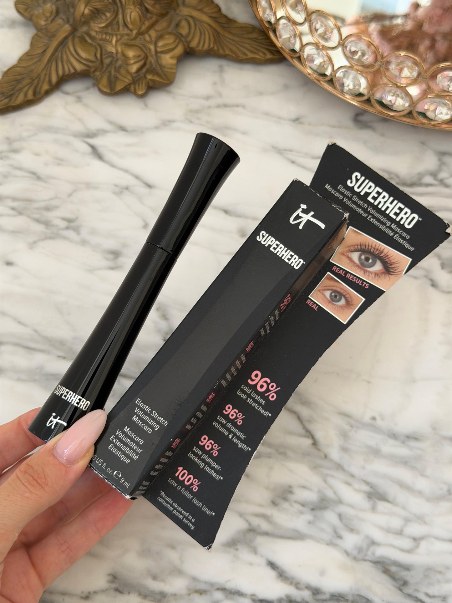 IT COSMETICS Superhero Elastic Stretch Volumizing And Lengthening Mascara