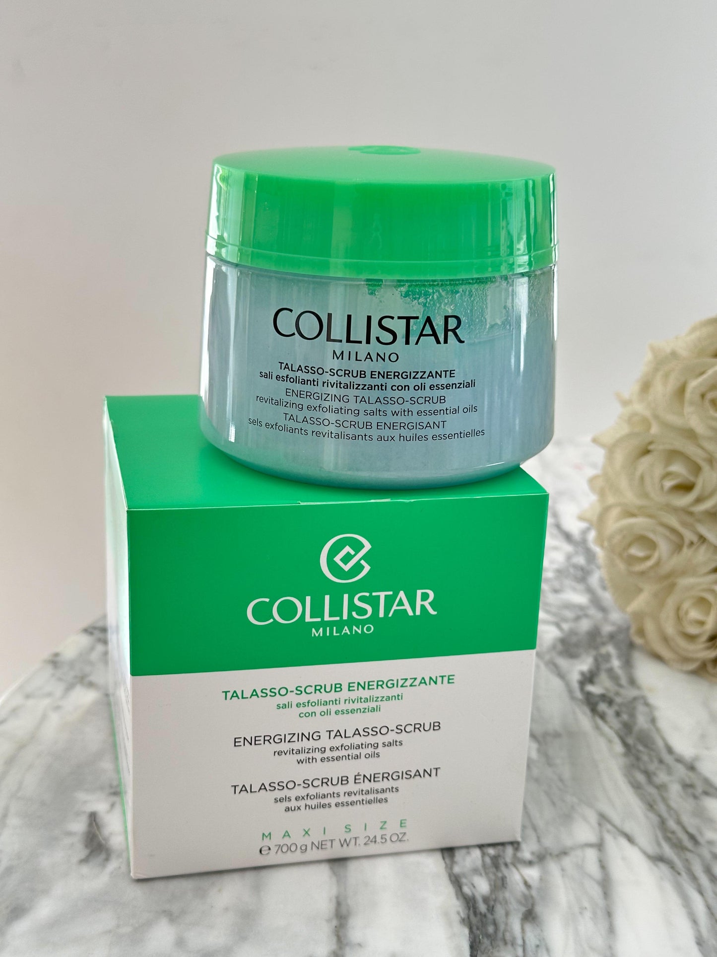 COLLISTAR Energizing Talasso-Scrub
Revitalizing Exfoliating Salts With Essential Oils