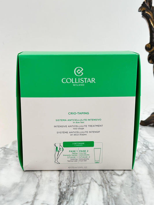 COLLISTAR Crio-Taping Intendive Anti-Cellulite Two Stage Treatment
(1 Roll of Tape 5cmX5m + Anticellulite Cryo-Gel 175 ml)