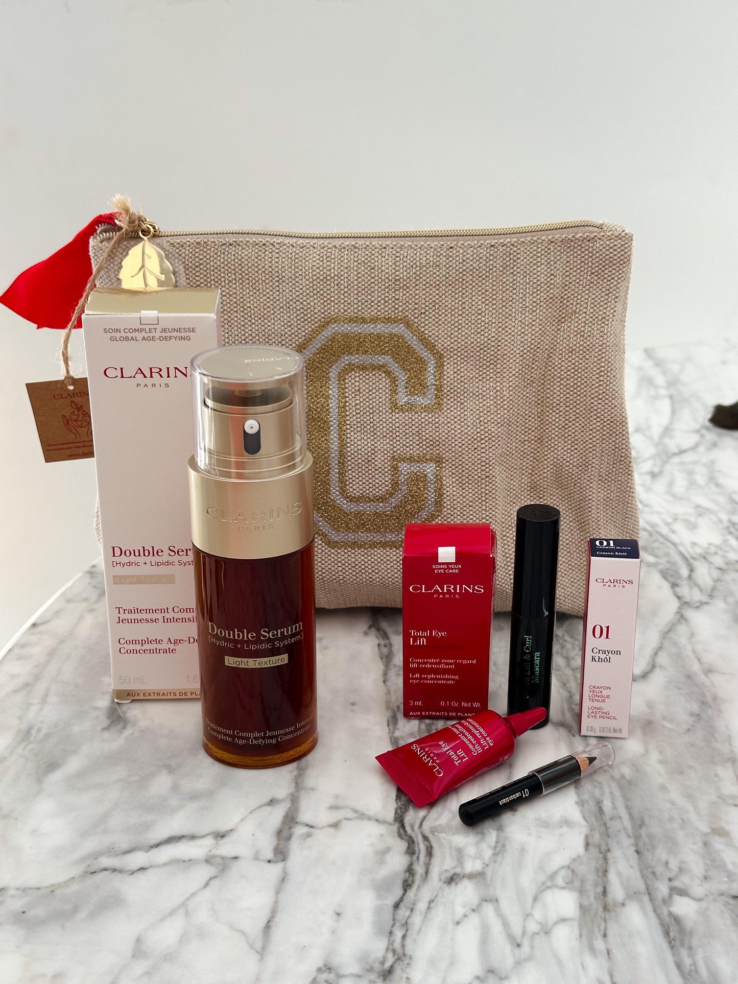 CLARINS Rituale Double Serum Light Texture - Gift Set 5 Pieces