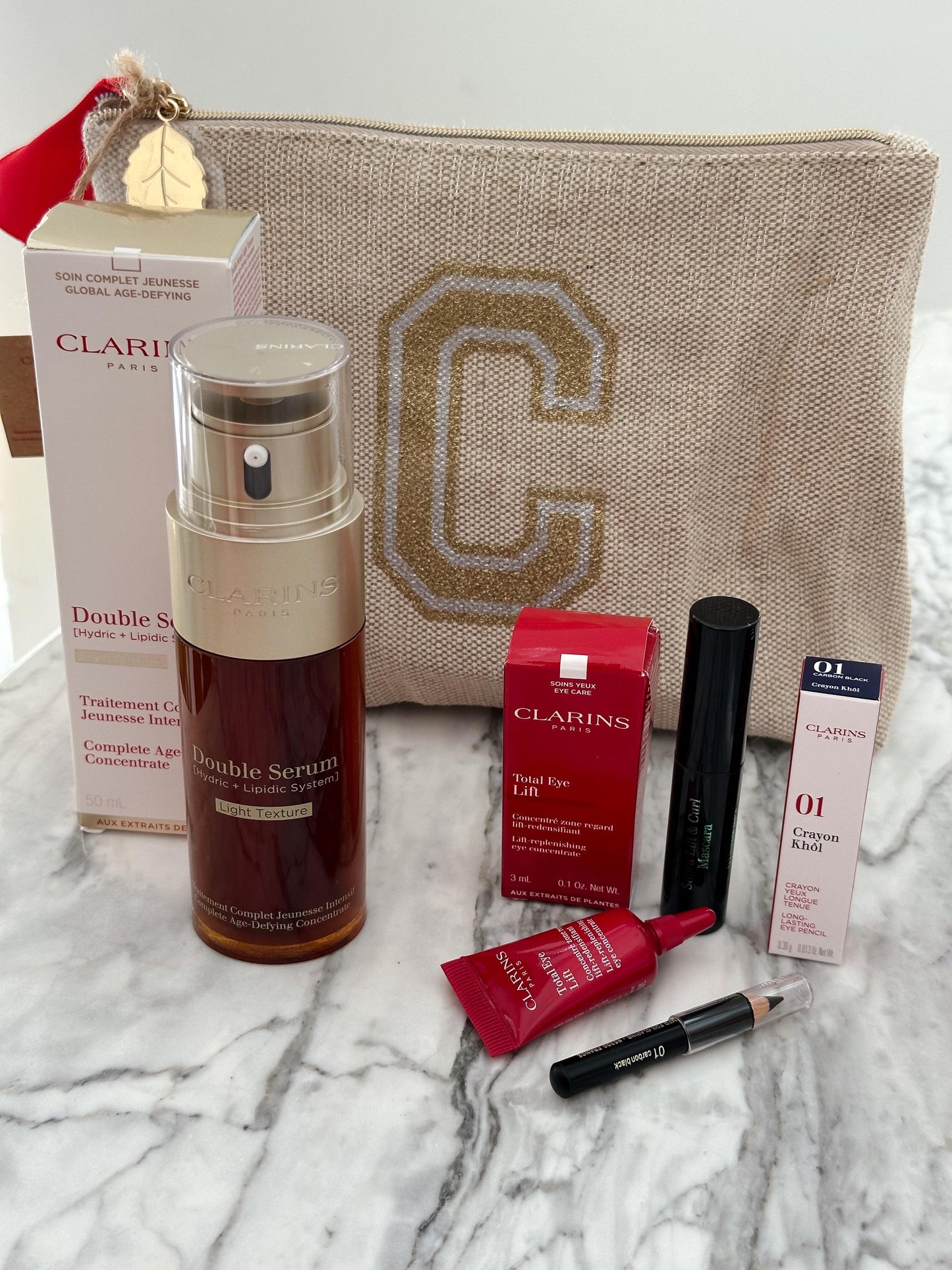 CLARINS Rituale Double Serum Light Texture - Gift Set 5 Pieces