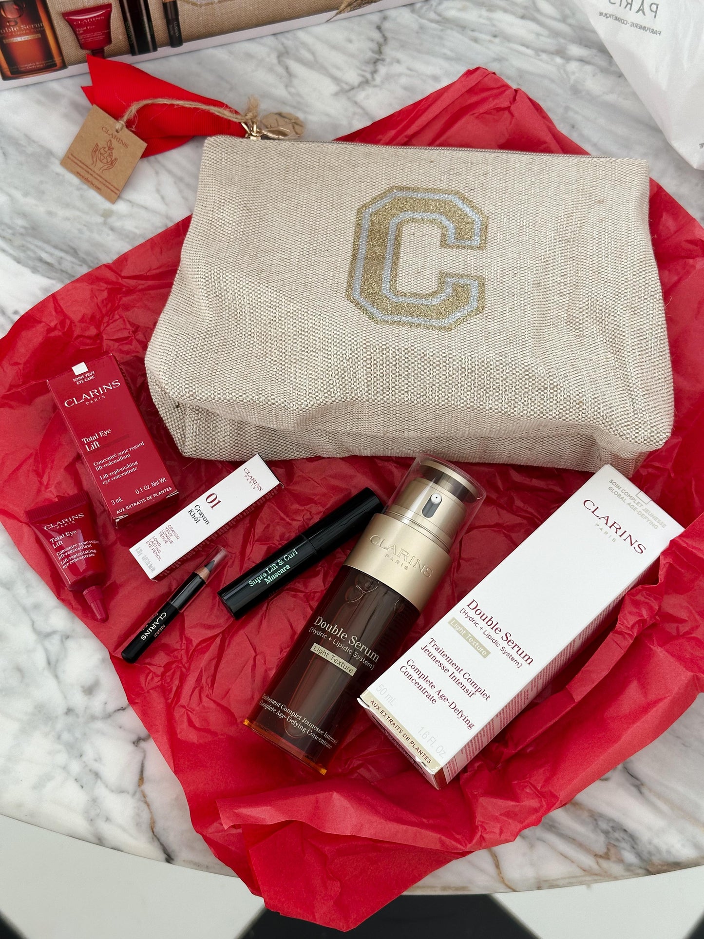 CLARINS Rituale Double Serum Light Texture - Gift Set 5 Pieces