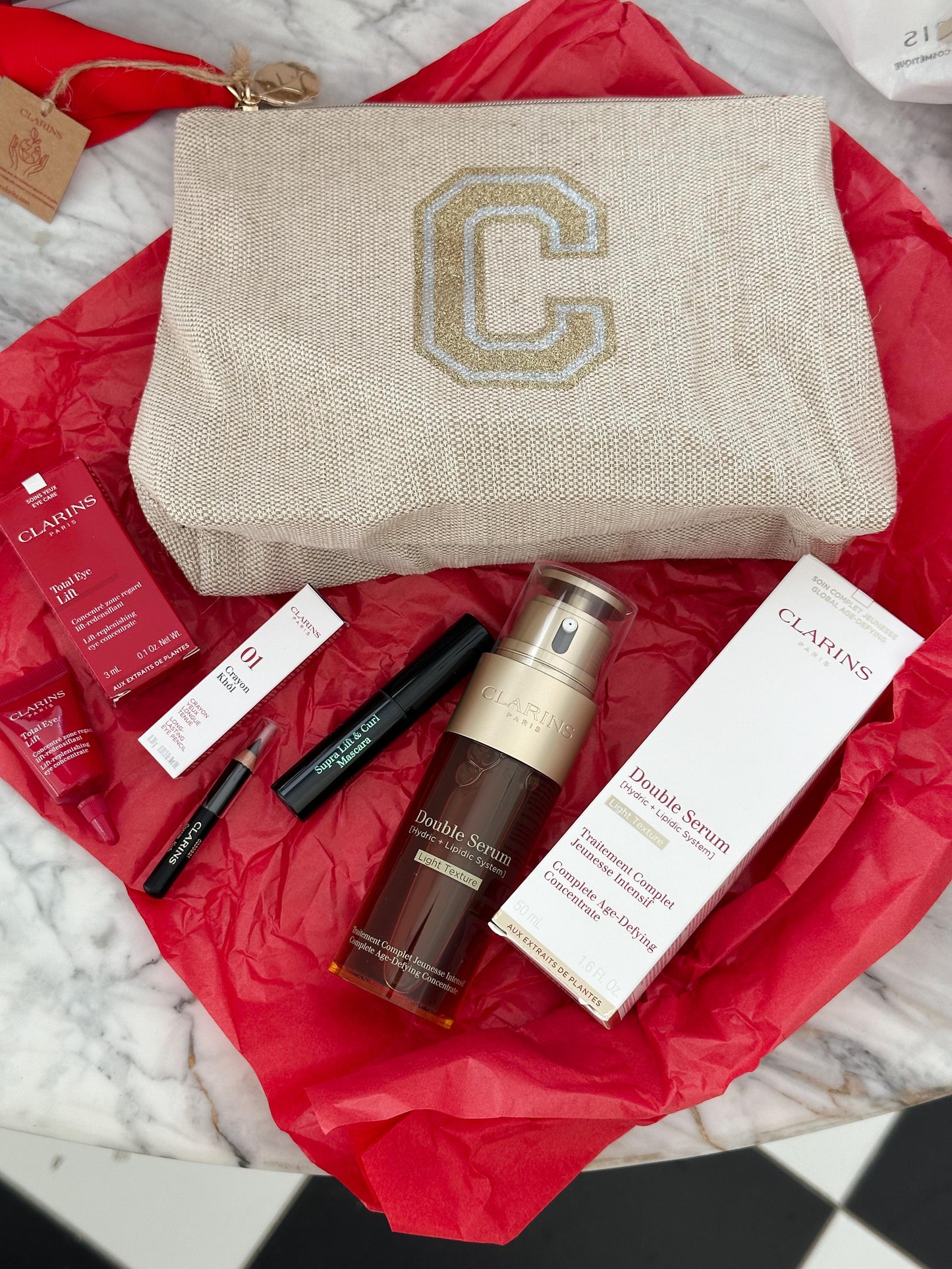 CLARINS Rituale Double Serum Light Texture - Gift Set 5 Pieces