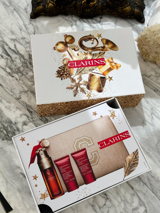 CLARINS Double Serum & Multi-Intensive Ritual Set - Gift Set 4 Pieces