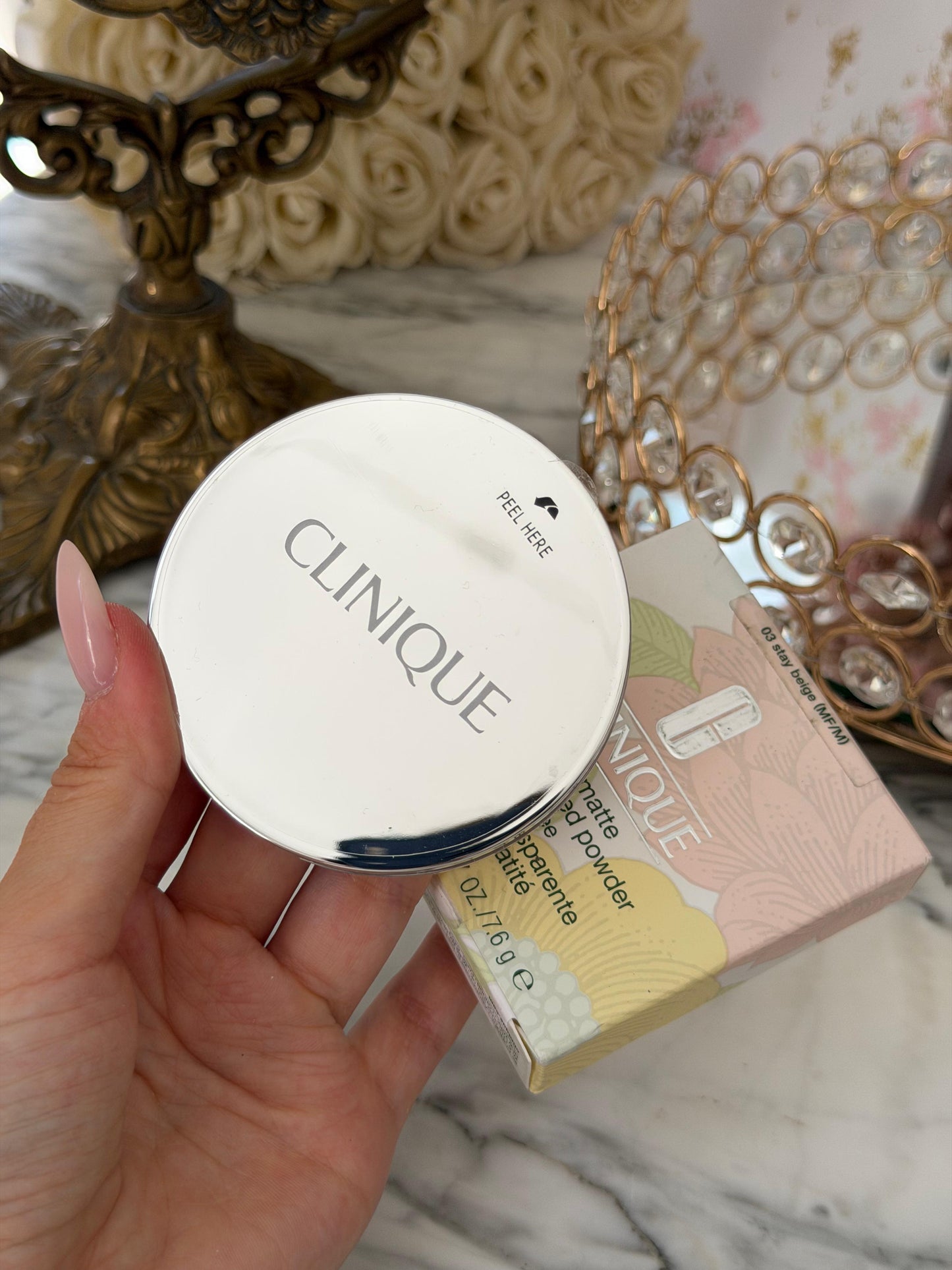 CLINIQUE Stay-Matte Sheer Pressed Powder Oil-Free (03)