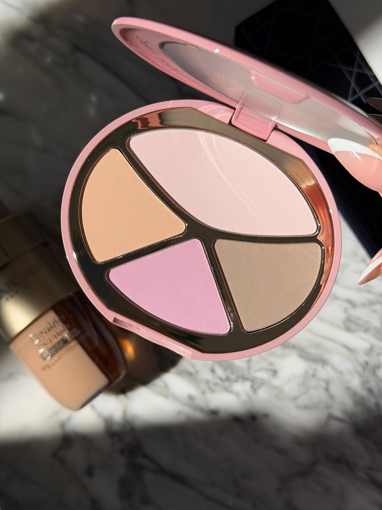 CHARLOTTE TILBURY 4 Colors Creamy Contour (Blush&Bronzer) Palette (02)