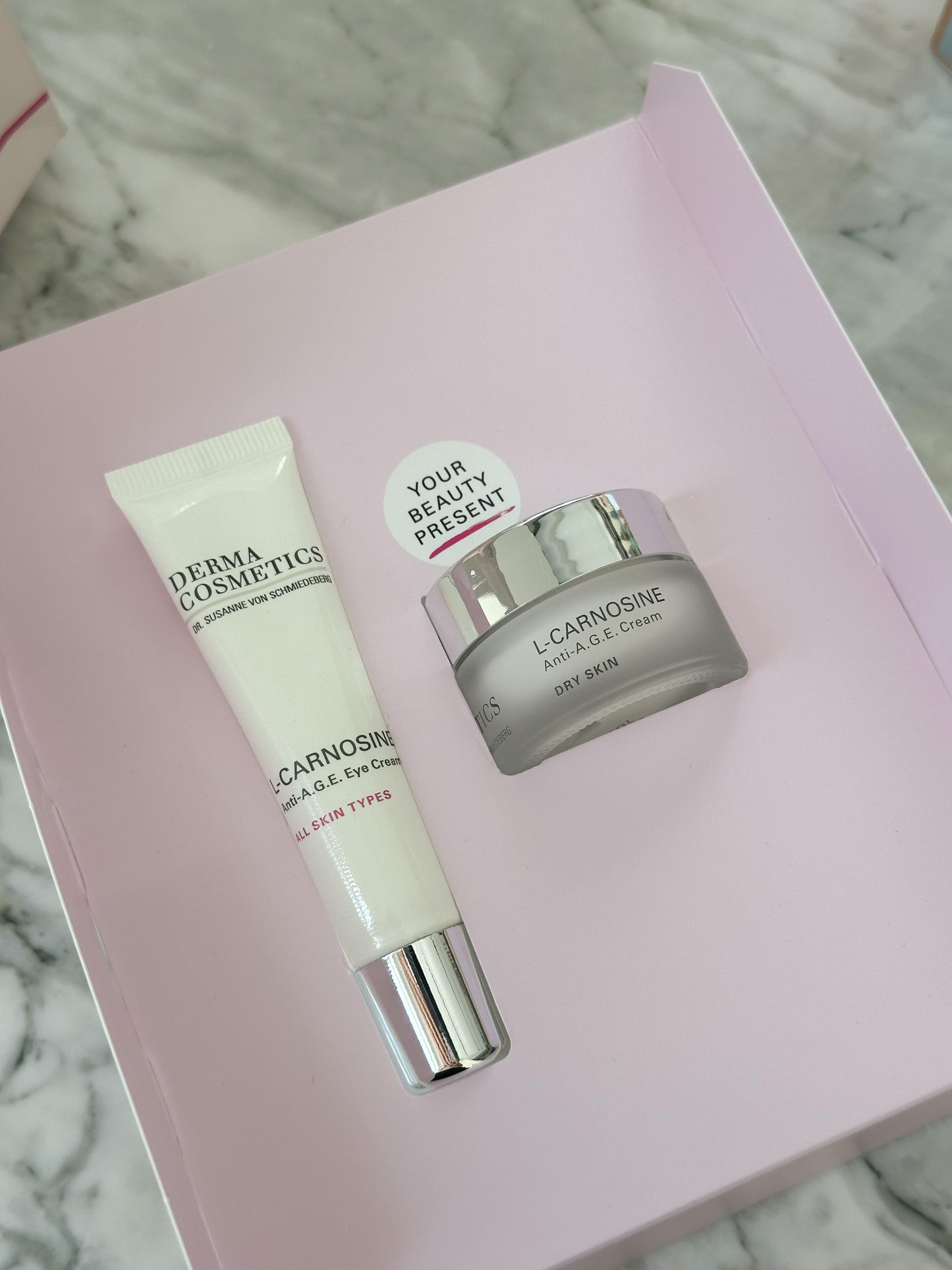 DERMA COSMETICS L-Carnosine Anti-A.G.E. Eye Cream Set