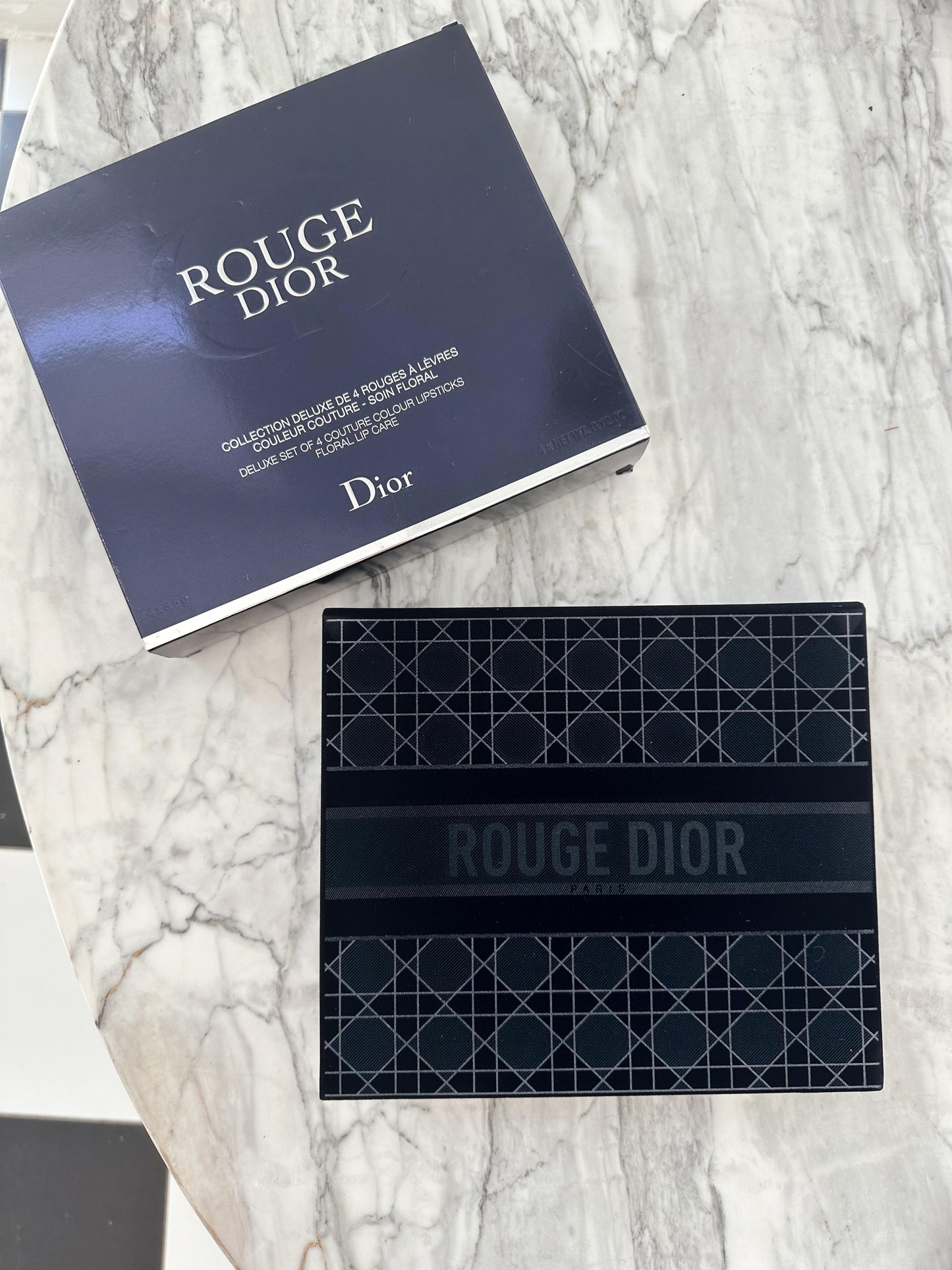 DIOR Rouge Dior Deluxe - Gift Set 3 Lipsticks + 1 Balm In Mirrored Case