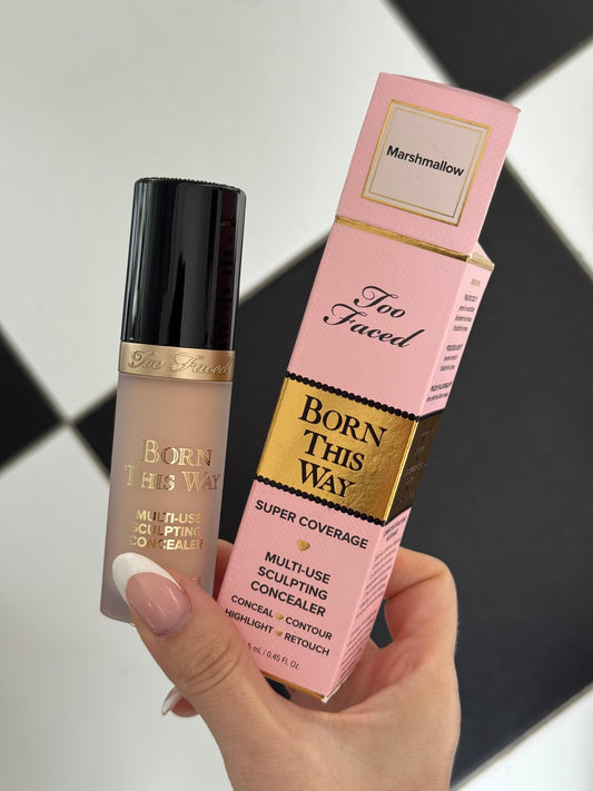 TOO FACED Born This Way Super Coverage Multi-Use Concealer
Flawless, Hydrating, Longwearing