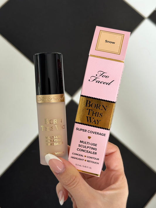 TOO FACED Born This Way Super Coverage Multi-Use Concealer - Snow
Flawless, Hydrating, Longwearing