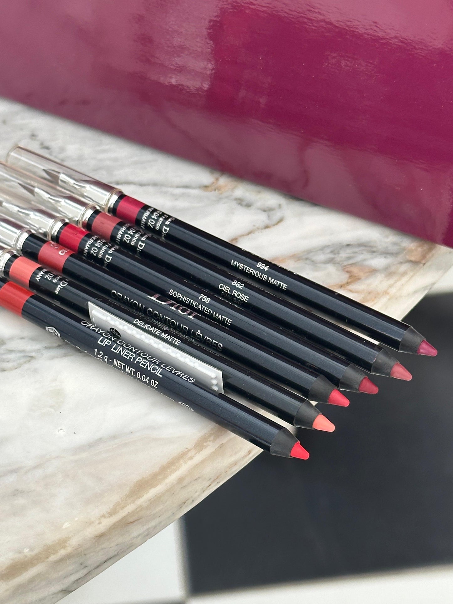 DIOR Contour Lip Liner Pencil With Brush & Sharpener