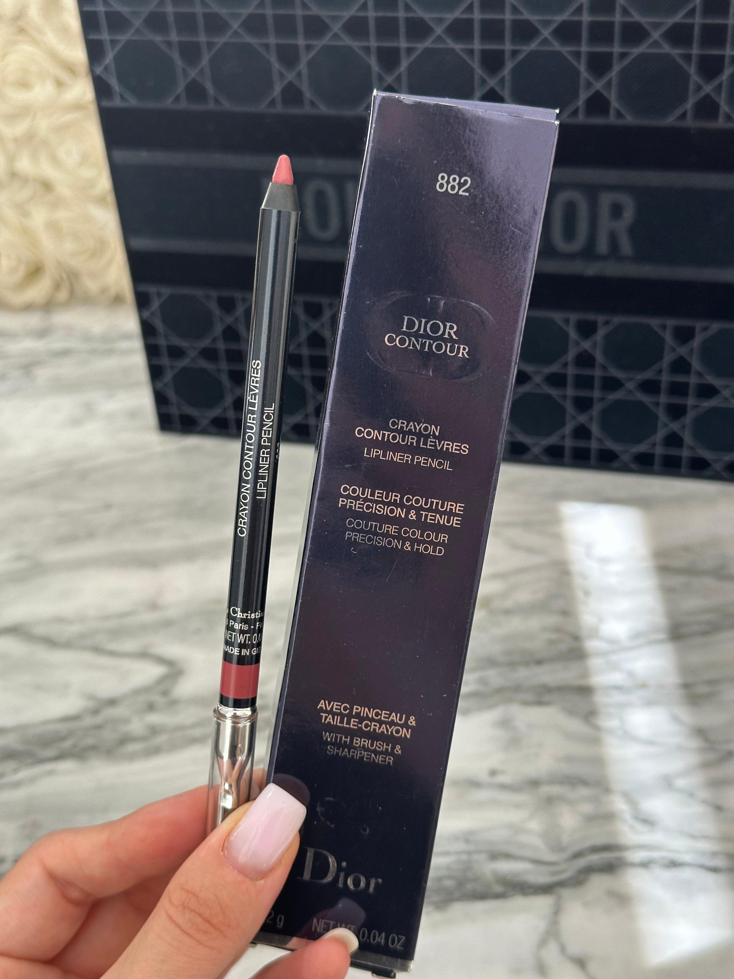 DIOR Contour Lip Liner Pencil With Brush & Sharpener