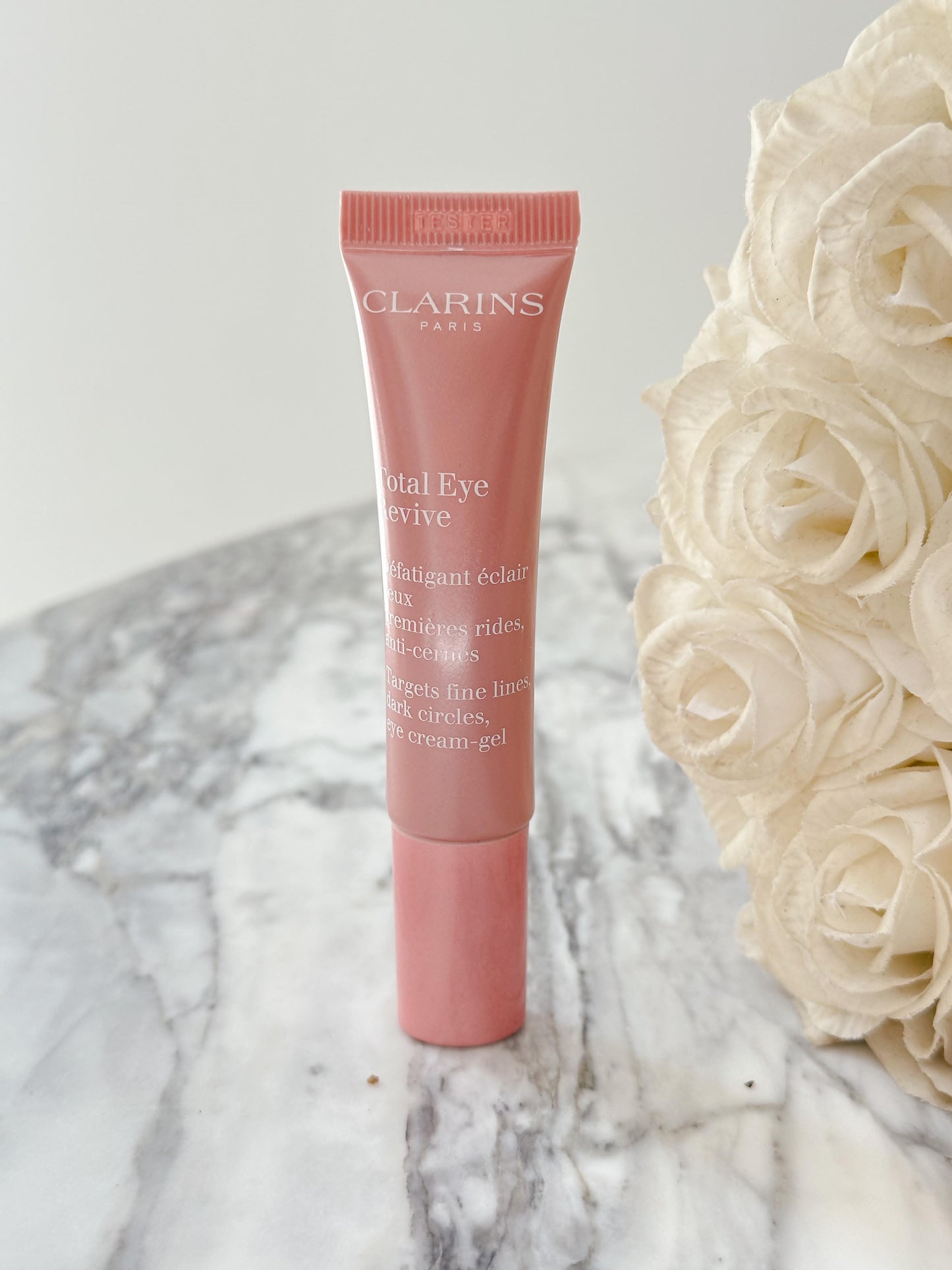 CLARINS Total Eye Revive Cream Gel - Targets Fine Lines, Dark Circles