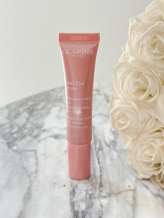 CLARINS Total Eye Revive Cream Gel - Targets Fine Lines, Dark Circles