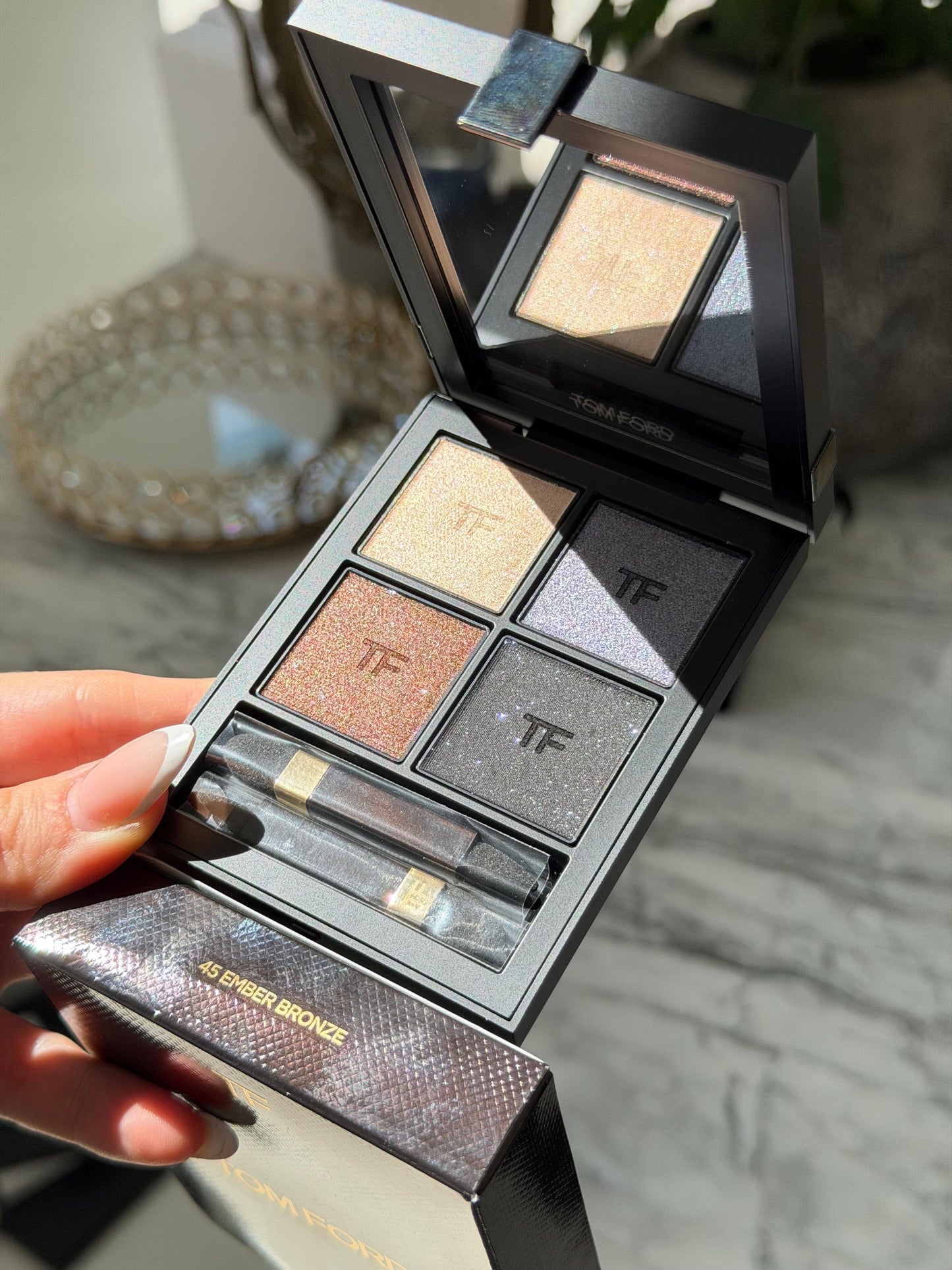 TOM FORD Runway Eyeshadow Color Quad Crème Palette - Ember Bronze