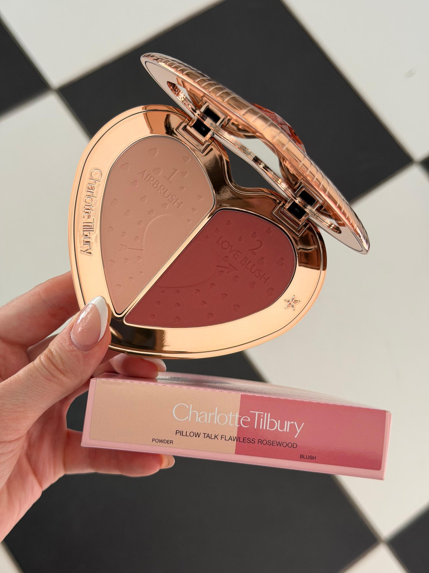 CHARLOTTE TILBURY Beauty Soulmates Face Palette Blush & Powder - Flawless Rosewood