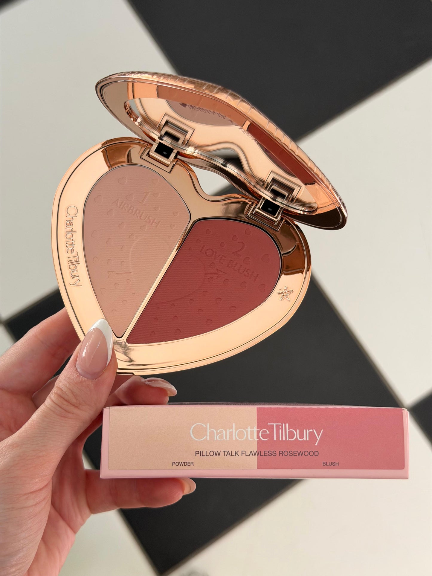 CHARLOTTE TILBURY Beauty Soulmates Face Palette Blush & Powder - Flawless Rosewood
