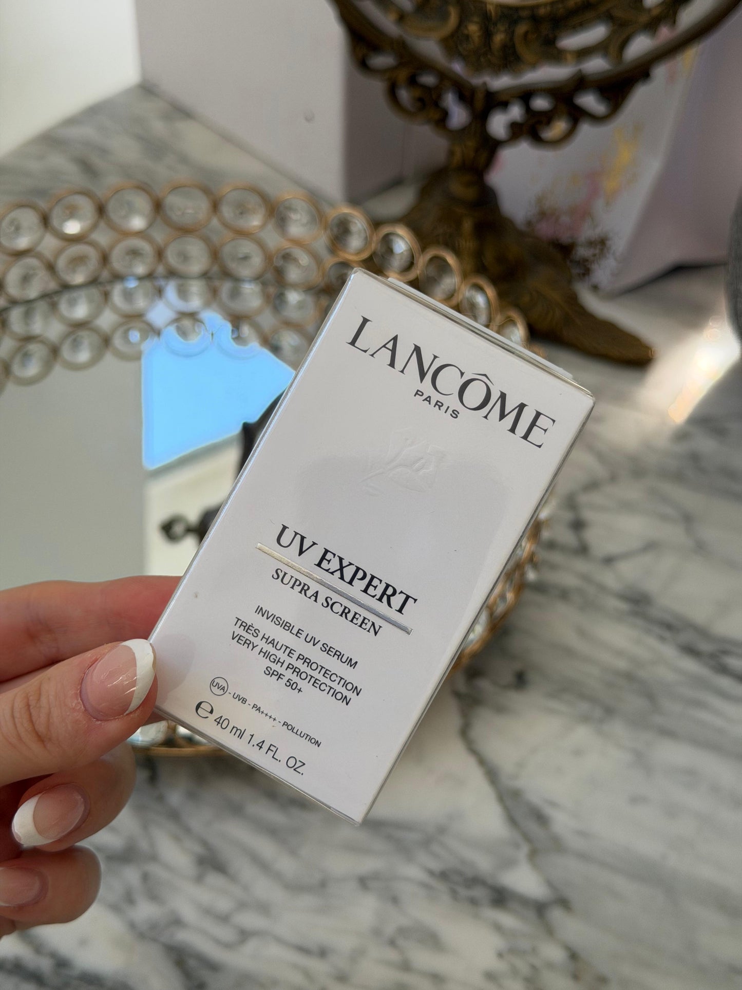 LANCOME UV Expert Supra Screen Invisible Serum
Anti-Aging Correction & SPF50+ Protection